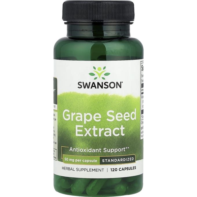 Druivenpitextract, 50 mg, 120 capsules