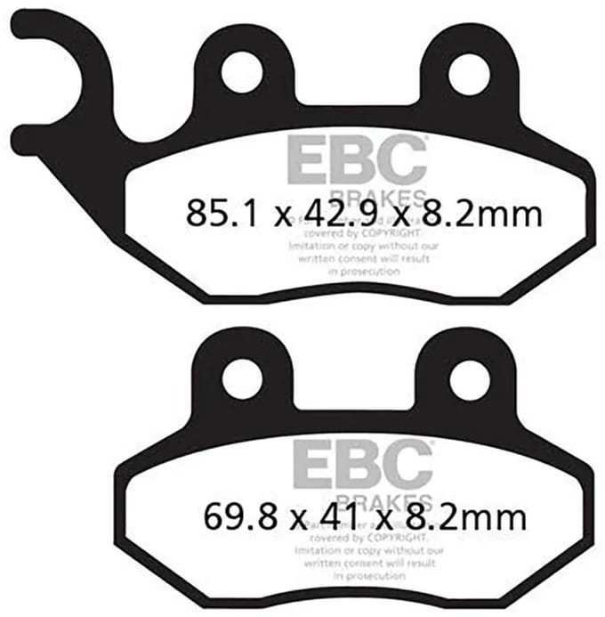 Ebc Sfa-hh Series Sfa264hh Gesinterde Remblokken Zwart