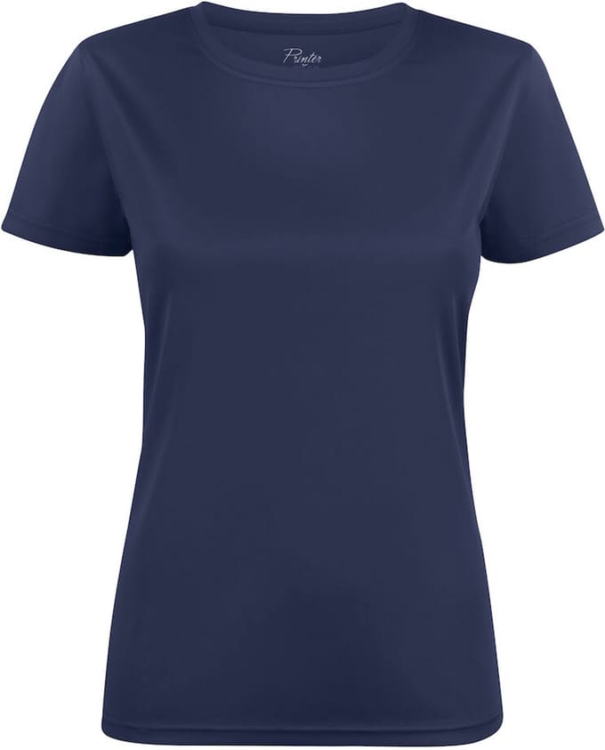 Printer T-Shirt Active Run Dames 2264026 Marine - Maat XL