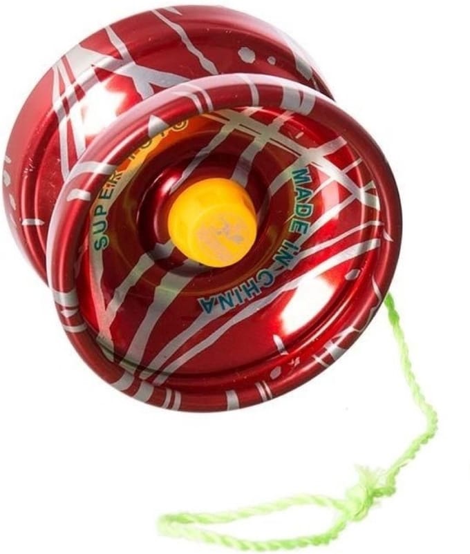 Cool Yoyo / Jojo | Fastspin / Metale Jojo | Glow In The Dark Effect - Rood