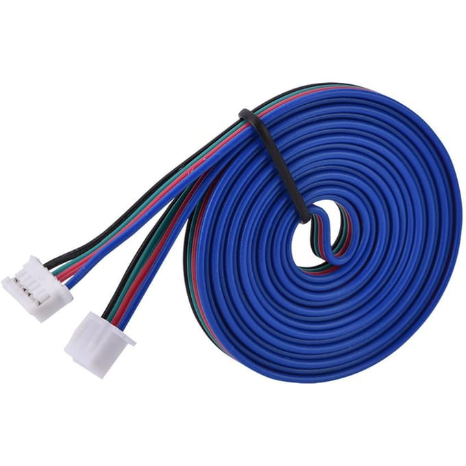 HX2.54 4-pins 6-pins Witte Dubbele Aansluitkabel voor 3D-printer Stappenmotoren 1500mm blue