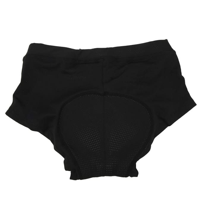 Dames Fiets Ondergoed Ademend Dames Fiets Slip Dames Schokabsorptie 3D Gewatteerde Fiets black
