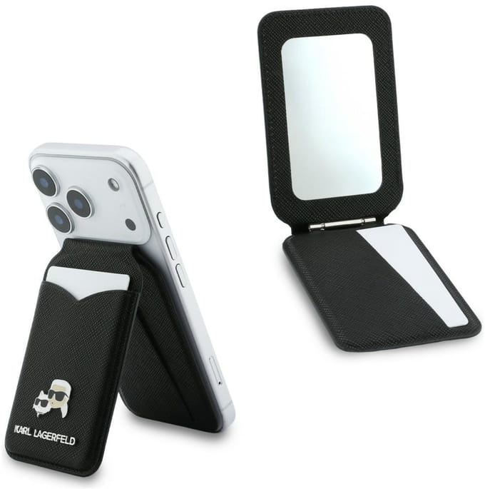 Karl Lagerfeld Stand Mirror Wallet Voor Magsafe Met Spiegelfunctie