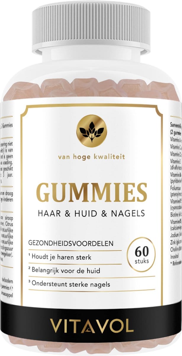 VITAVOL - Gummies Haar & Huid & Nagels - 60 stuks