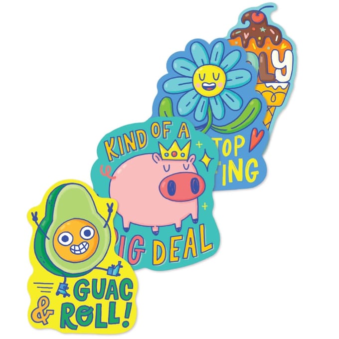 Ooly - Stickiville Stickers: Punny Pals - Vinyl (4 Die-Cut)