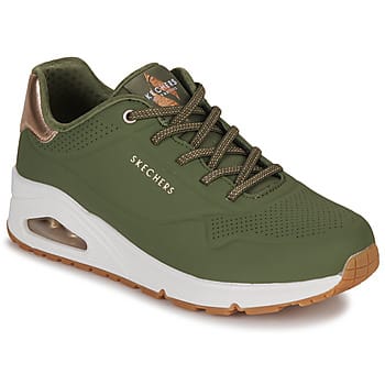 Skechers Uno Shimmer Away Sneakers groen - Dames - Maat 36