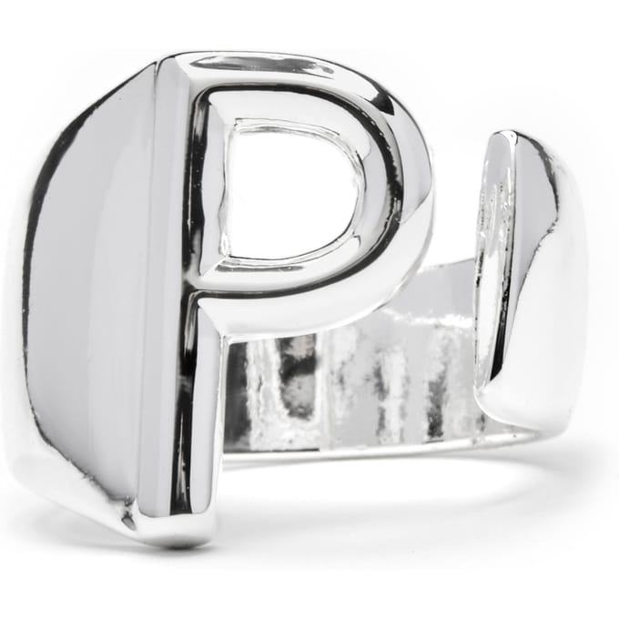 Luxenter Ring met zilveren afwerking - Alphabet