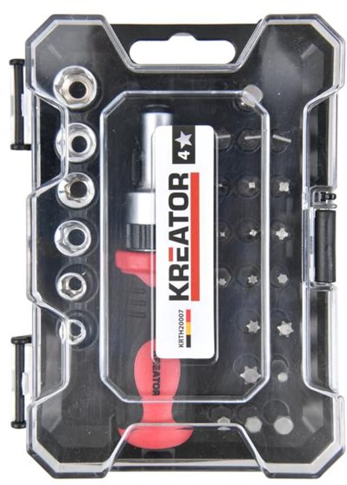 Kreator Ratelschroevendraaier set KRTH20007 - 27 stuks - Gereedschap