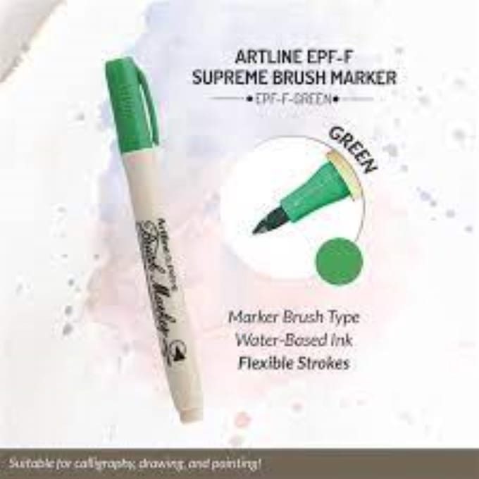 MARKER BRUSH ARTLINE BRUSHMARKER GROEN