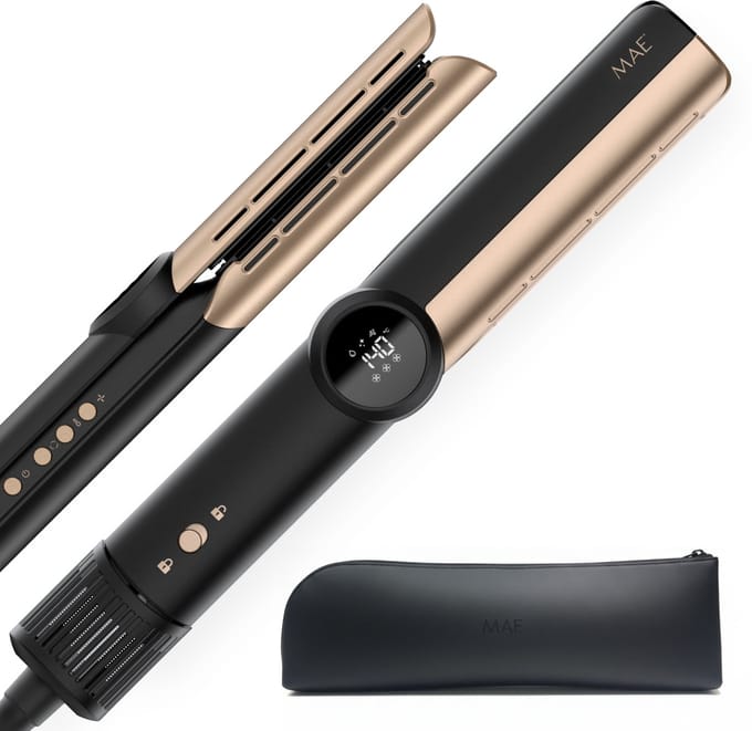 MAE® Wet2Dry - Airstraight van handdoekdroog naar steil - Föhn & Stijltang 2-in-1