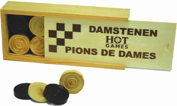 Damschijven palmhout 32 mm
