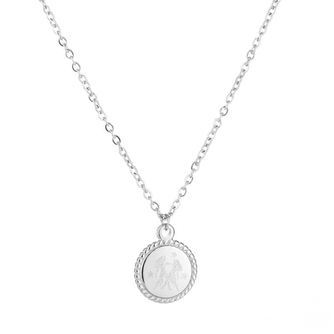 Horoscoop-Ketting-Tweeling-Zilver