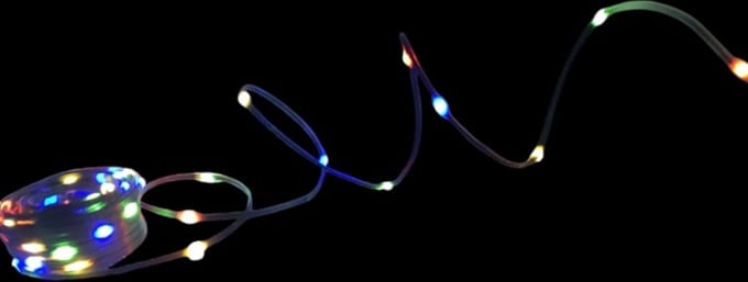 Luca Lighting Wire string,verlichting snoer multicolor 100LED Outdoor IP44 timer, 8functies ,L1000cm