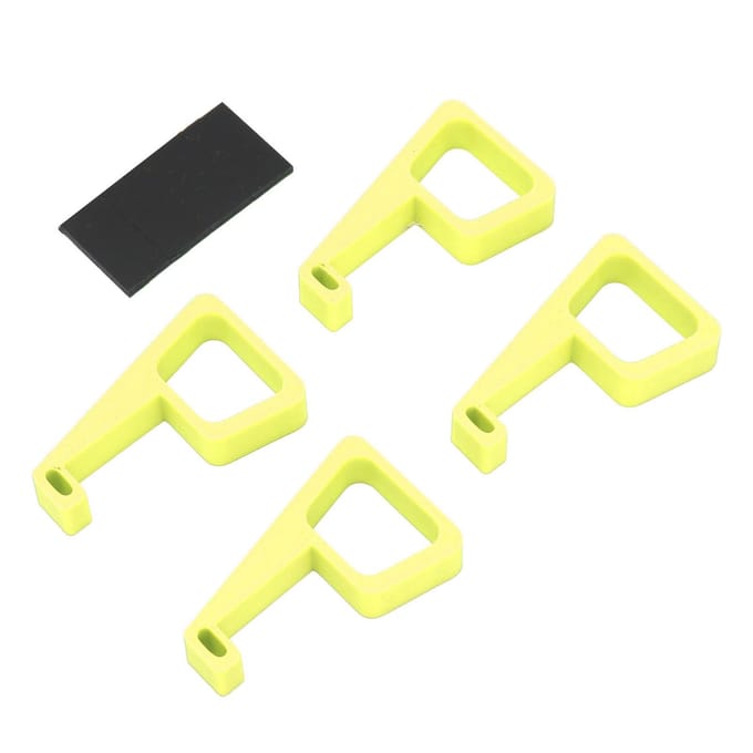 4 stuks Game Console Horizontale Houder Anti-slip Koelvoeten Console Verhogingsbeugel voor PS4 yellow