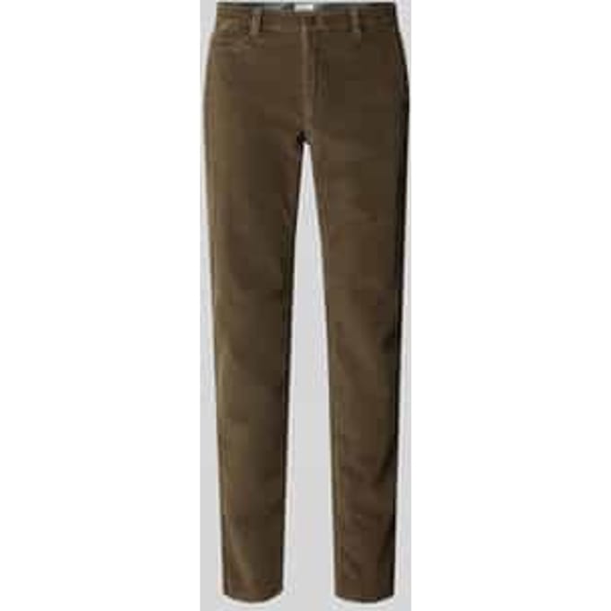 Slim fit corduroy broek met achterzakken, model 'Fabio'