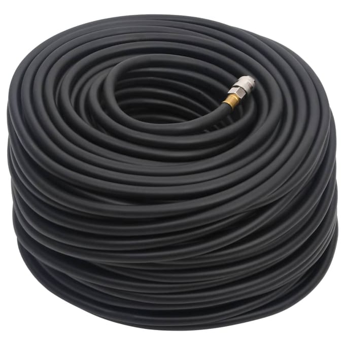 vidaXL - Luchtslang - hybride - 0,6'' - 20 - m - rubber - en - PVC - zwart