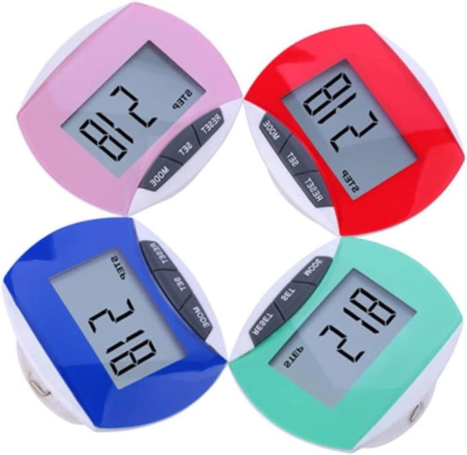 Stappenteller - Loop teller - Fitness bijhouden - 3D sensor - 638 cm - Blauw