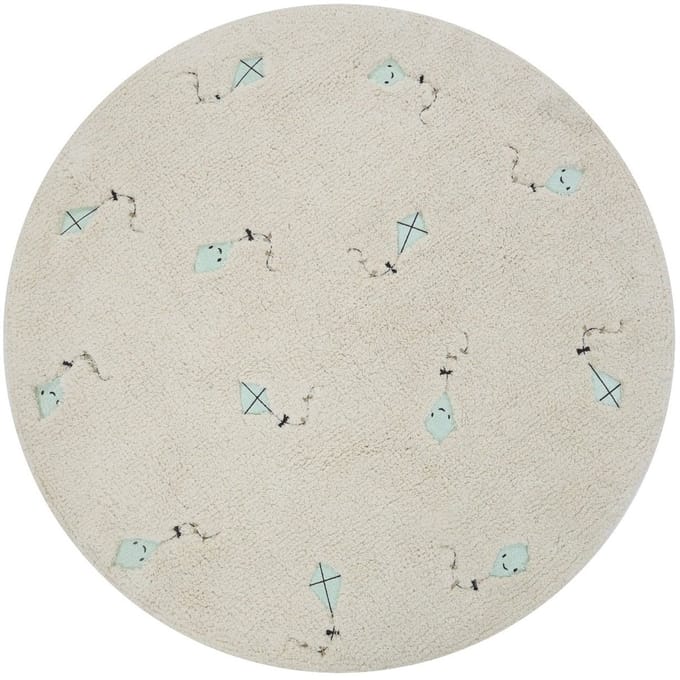 Puck Kite Vloerkleed - 90 cm - Creme