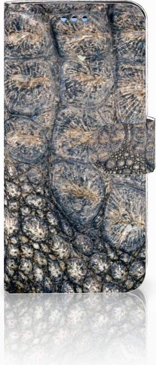 Samsung Galaxy S9 Telefoonhoesje met Pasjes Krokodillenprint