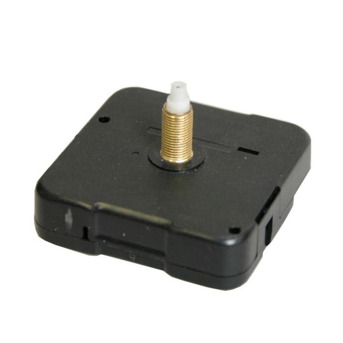 KLOKMECHANISME 5X5,5 CM zwart