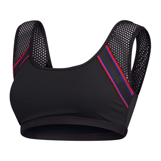 Speedo Bikinitop van mesh voor dames (Grijs)