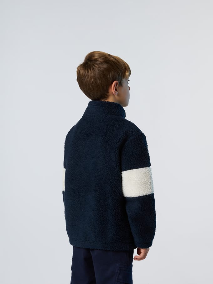 North Sails Sweatshirt Fleece met volledige ritssluiting