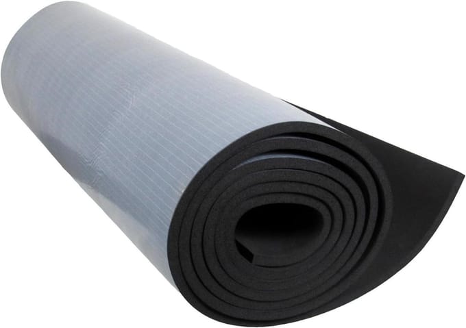 Flexibele Rubberen Plaat met Schuim, 13 mm Dik, Zelfklevend, Op Maat