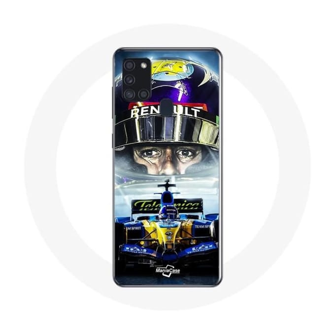 Coque - Formule 1 - Galaxy A21S - Souple - Blanc - Fernando Alonso