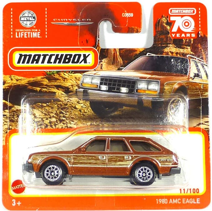 MATCHBOX 1980 AMC EAGLE 11-100 BRONS WOOD (1:64)