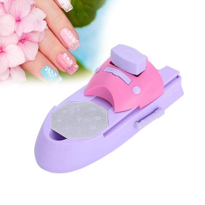 Machine d'impression de motifs professionnelle pour Nail Art, bricolage, tampon, imprimante, outils de manucure pink