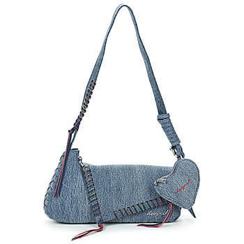 Desigual schoudertas Torio Denim Shoulder Bag Denim Raw Lichtblauw
