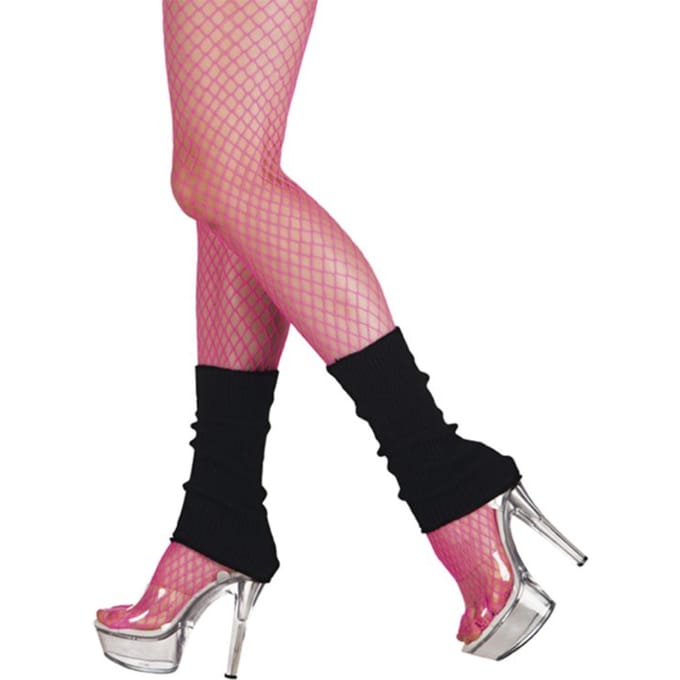 Boland - Beenwarmers Basic zwart Zwart - Volwassenen - Vrouwen - Hippie - 80's & 90's - Disco