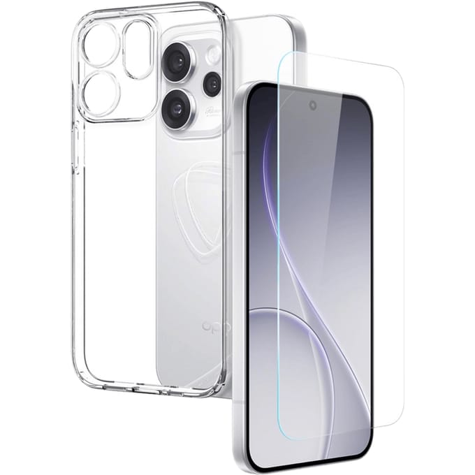 Northjo OPPO Reno15 Pro Hoesje en Screenprotector Transparant