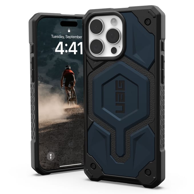 MagSafe-hoes voor Apple iPhone 16 Pro Max, Urban Armor Gear, Monarch Pro, Marineblauw