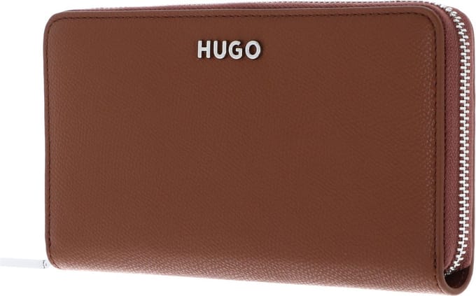 HUGO Portemonnee Chris Ziparound R Brown Bruine