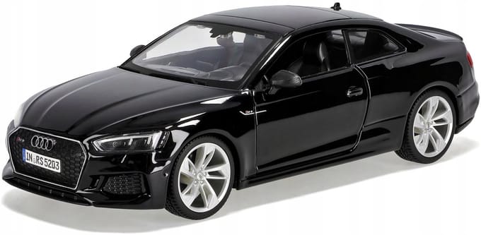 Bburago Audi Rs 5 - Modelauto - Schaal 1:24 - Zwart