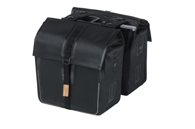 Basil Urban Dry Dubbele fietstas MIK - Zwart - 50 Liter