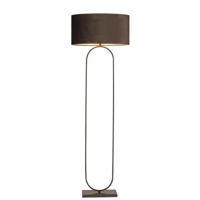 Lumidora Vloerlamp 31637 - WENEN3 - E27 - Bruin - Metaal