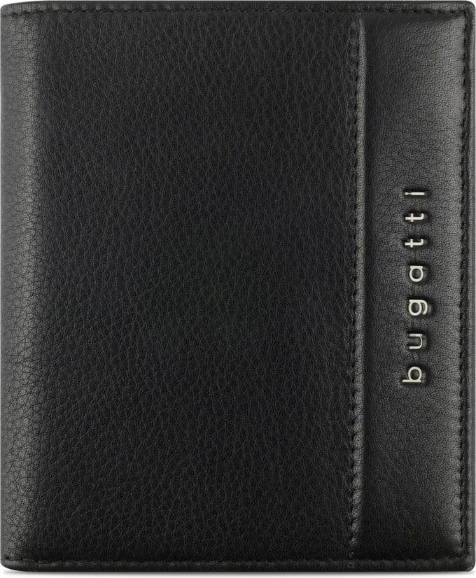 bugatti Portemonnee Nome Wallet With Flap Black Zwart