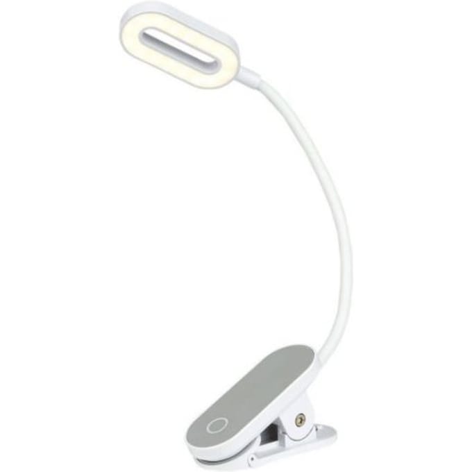 Libri_x led leeslamp met clip usb oplaadbaar wit