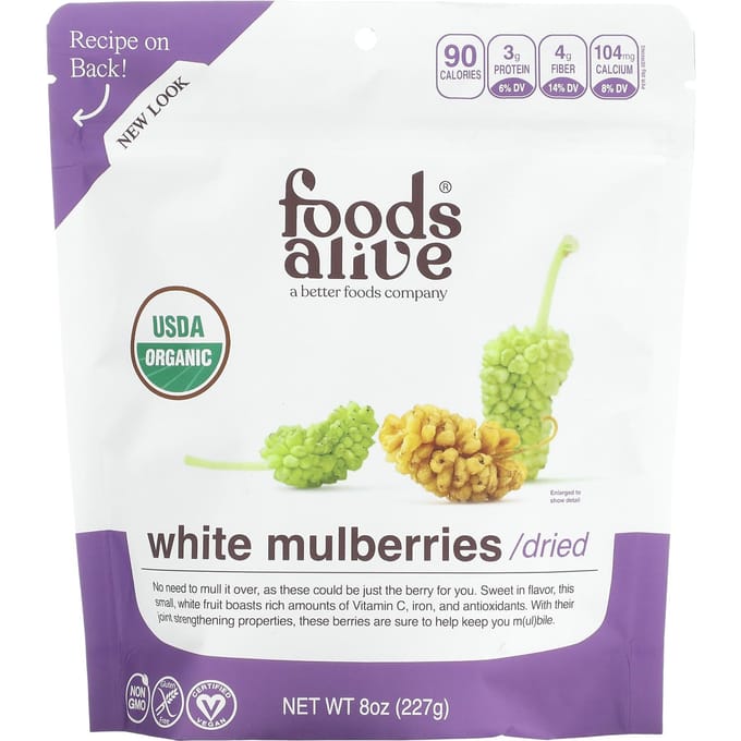 Biologische Witte Moerbei, 227G(8 oz) beige