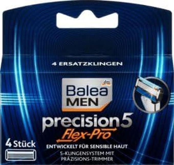 Scheermesjes Precisie 5 Flex-Pro, 4 Stuks Navulmesjes