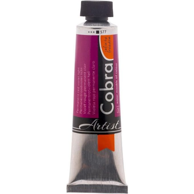 Olieverf - #577 Permanentroodviolet Licht - Cobra Artitst - 40ml