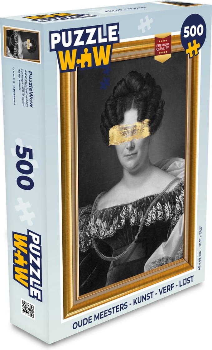 Puzzel Oude meesters - Kunst - Verf - Lijst - Legpuzzel - Puzzel 500 stukjes