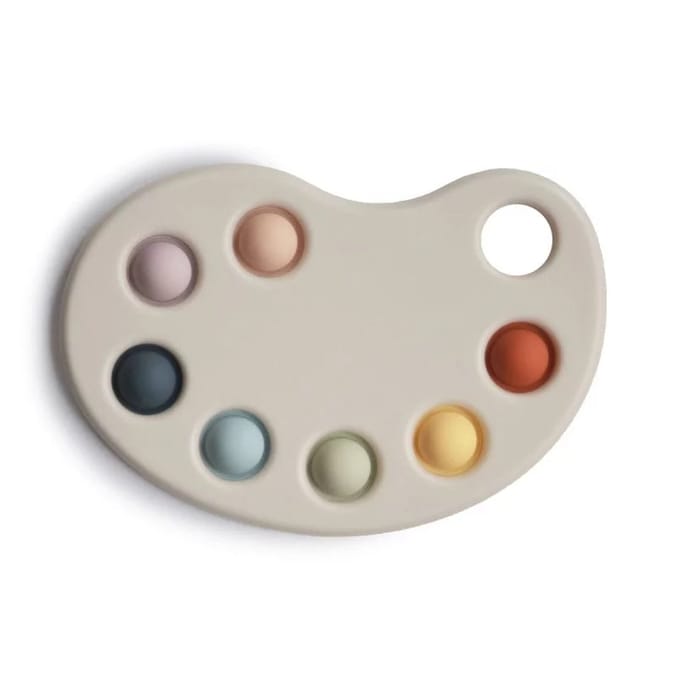 Mushie - Press Toy Paint Palette - Multi