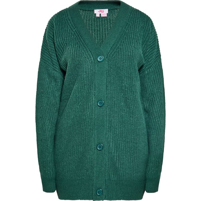 Mymo Oversized vest Dames donkergroen