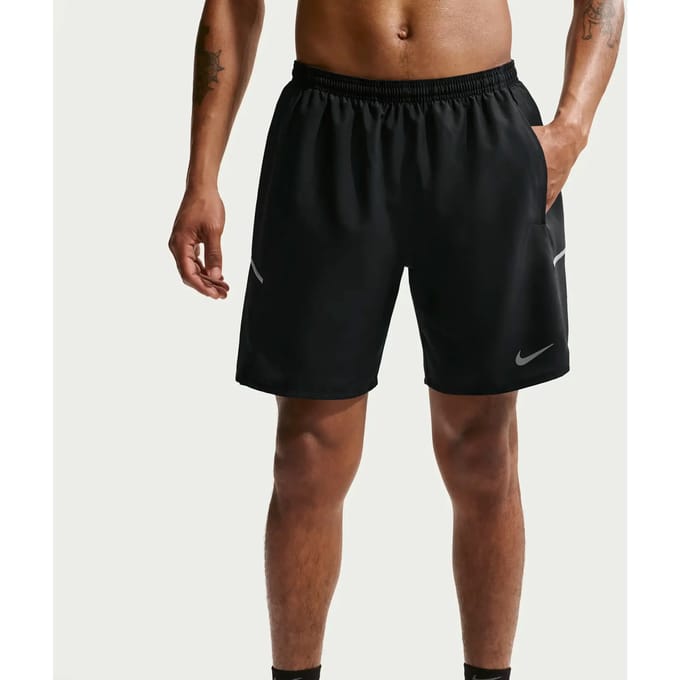 Nike Miler Korte Broeken Heren - Zwart - Maat M - Poly Woven