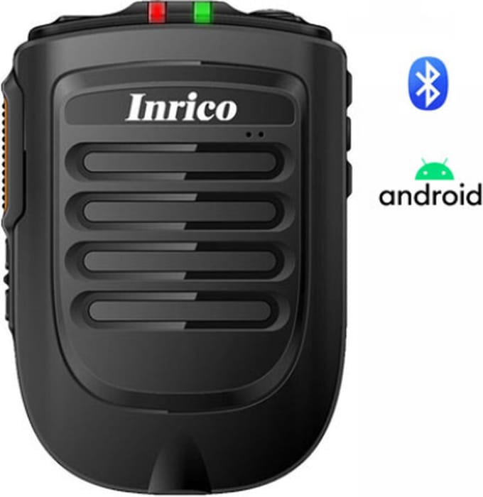 Inrico B-01 Bluetooth PTT hand microfoon voor Android en Inrico