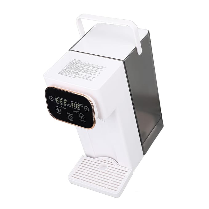 Snel Verwarmende Warmwaterdispenser Instelbare Temperatuur en Capaciteit Zelfreinigend 3L Desktop L gray