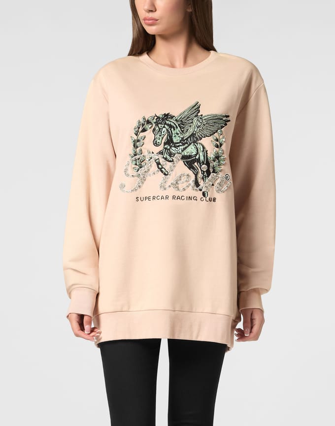 Pullover Round Neck Ls Unicorn